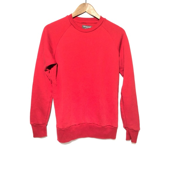 primark red sweatshirt